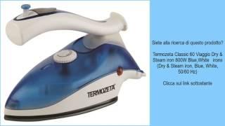 Termozeta Classic 60 Viaggio Dry & Steam iron 800W BlueWhite   irons Dry & Steam iron Bl