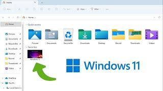 Add File to Favorites in File Explorer Windows 11