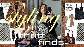 styling my latest thrift finds - lookbook for my 2024 style