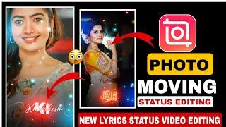 Inshot App Se lyrics Status Video Kaise Banaye  Inshot Photo Moving Status Editing Video  Hindi 