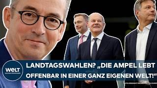 LANDTAGSWAHL Als ob Scholz jeden Morgen Happy-Pills einwirft die ihn durch den Tag segeln lassen