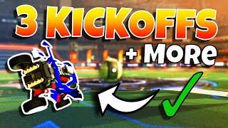 The ULTIMATE KICKOFF TUTORIAL in Rocket League  3 BEST Kickoffs