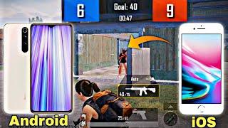 REDMI NOTE 8 PRO VS IPHONE 8 PLUS BEST 1V1 TDM MATCH PUBG MOBILE