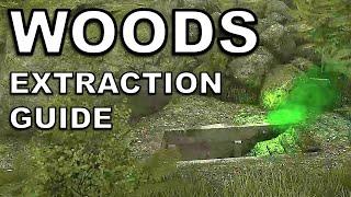 How To Extract from WOODS in Escape from Tarkov  Woods Map Guide  2024