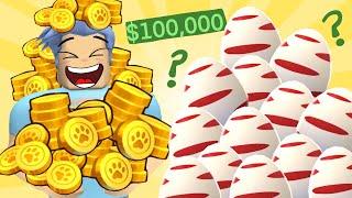 Spending $100000 Coins Trying to Hatch a Legendary Pet in Ropets Roblox