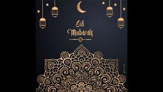 Quick Instagram  Eid Mubarak Poster Design  Abode illustrator 2021