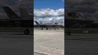 United States Marines F-35B from VMFA-542 “Tigers” taxiing for a demo at MCAS Cherry Point