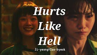 Ji-yeongSae-byeokSquid Game Hurts Like Hell