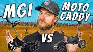 MGI Zip Navigator vs Motocaddy M7  Best Electric Remote Golf Trolley Under $2000