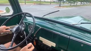 1952 Ford F1 Pickup truck - driving