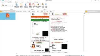 E- Aadhar to PVC Card Printing Software - iCard Trimmer