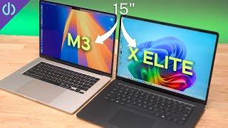 15 Surface Laptop 7 X Elite vs 15 MacBook Air M3