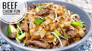 Beef Chow Fun Recipe Stir Fried Rice Noodle