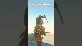 Ganon jumps off the highest sky island  #gaming #totk #zelda