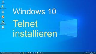 Windows 10 - Windows-Features Telnet aktivieren