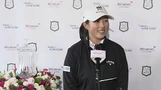 Ruoning Yin Sunday WINNER Press Conference 2023 DIO Implant LA Open · LPGA · Round 4