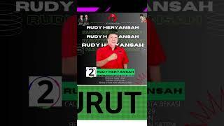 Rudy Heryansah Maju Kembali #pdiperjuangankotabekasi #solidbergerak #pdiperjuangan