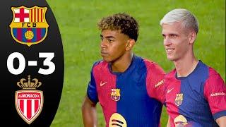 Barcelona vs Monaco 0-3 - All Goals & Highlights 2024