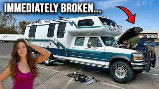 We Bought The RAREST Motorhome driving it 2000 miles home