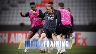 Final training session ahead of Bayern Munich  Real Madrid