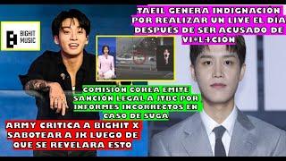 ARMY  XQ BIGHIT SABOTEO A JUNGKOOK?SE REVELO QUECOMISION SANCIONA A JTBC X CASO DE SUGATAEIL NCT