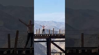 Hiking to the largest all wooden train trestle in the world. Goat Canyon Trestle