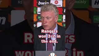 David Moyes’ reaction to the other Europa League scores is priceless #football #sport #europaleague