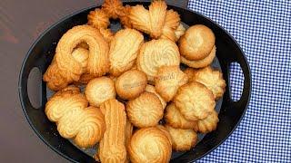 Butter cookies without oven  Butter Biscuits Recipe  cookies without oven  biscuits recipe