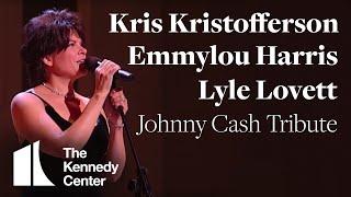 Kris Kristofferson Lyle Lovett Emmylou Harris Johnny Cash Tribute - 1996 Kennedy Center Honors