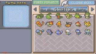 Get All Starters  Pokemon Theta Emerald