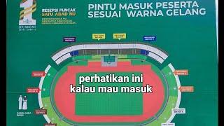 persiapan 1 Abad NU di gor sidoarjo