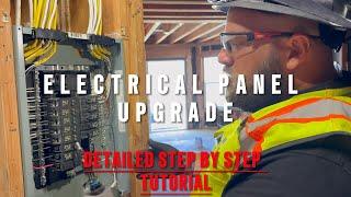 How To Complete An Electrical Panel Upgrade - DETAILED STEP BY STEP Tutorial By Master Electrician