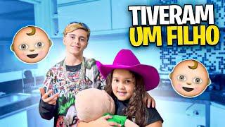 THIAGO E FRAN FORAM PAIS DE UM NENÉM POR 1 DIA