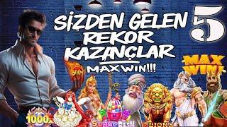 SLOT OYUNLARI  SİZDEN GELENLER MAX WİN & REKOR KAZANÇLAR5  #slot #slotoyunları #casino