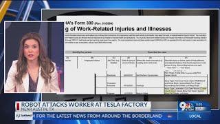 Robot attacks workers at Tesla