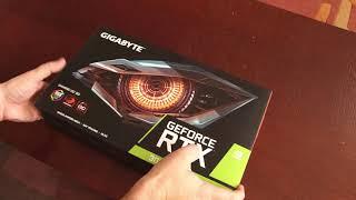 Gigabyte GeForce RTX 3050 Gaming OC 8G unboxing