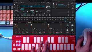 QuNexus RED MPE Sequencer meets Arturia Pigments Synth