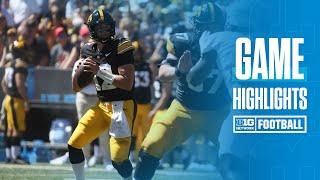 Illinois State at Iowa  Highlights  Big Ten Football  Aug. 31 2024