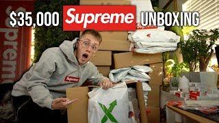 Unboxing $35000 of Supreme Part 2