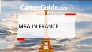 Study MBA in France