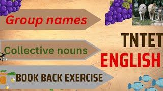 TNTET ENGLISH Group names  Collective nouns  VI std English #tntet #dharini