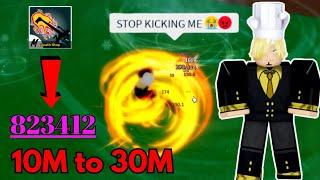 This Death Step Combo Beats Any 30M Bounty Hunting as SANJI  Road to 30m