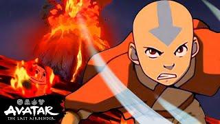 Aang LITERALLY Fights A Volcano  Full Scene  Avatar The Last Airbender