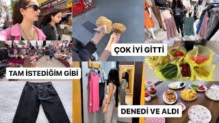 KIZIMLA ALIŞVERİŞLERYENİ KOT ALDIMBU ARA AZRA HANIMA ÇALIŞTIMDENEDİKLERİ YAKIŞIYORKAHVALTI