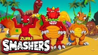 FULL Episodes + More Kids Cartoons  SMASHERS  World  Dinosaur  Animated Stories