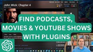 ChatGPT Plugin Review Likewise Podcast Search & Voxscript. Find movies podcasts and videos fast