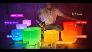 8 Chakras Sound Bath    70Hz Grounding Earth Frequency  Singing Bowls