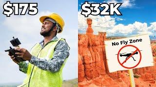 $175 vs $32666  The Cost of Flying YOUR Drone