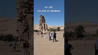 Colossi of Memnon in Egypt  Daily Finger Memes 