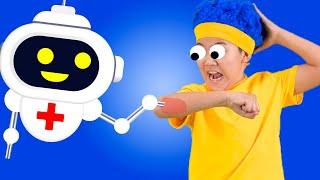 Robot Doctor with Mini DB  D Billions Kids Songs